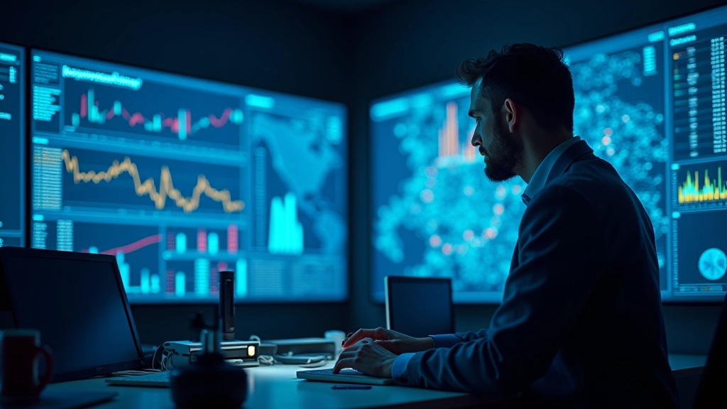 İBB veri analitik merkezi, büyük ekranlar üzerinde şehir haritalanması ve trafik verileri gösteren çalışma ortamı